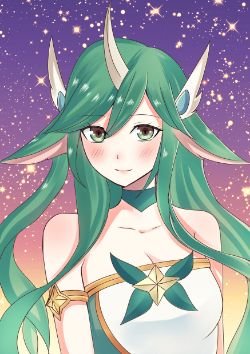Star Guardian Soraka by Shiinka HD Wallpaper Background Fan Art Artwork League of Legends lol