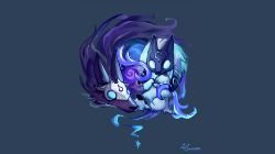 Chibi Kindred by inkinesss HD Wallpaper Fan Art Artwork League of Legends lol