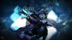 Ravenborn LeBlanc by WR-Dwyndle HD Wallpaper Fan Art Artwork League of Legends lol