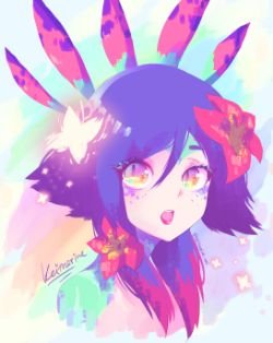 Neeko by Keitherine HD Wallpaper Background Fan Art Artwork League of Legends lol