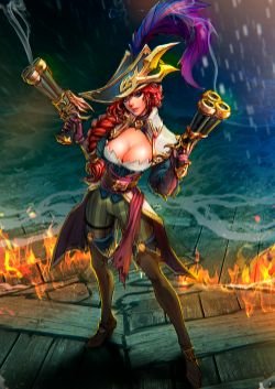 Captain Fortune by louten HD Wallpaper Background Fan Art Artwork League of Legends lol
