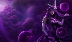 Star Guardian Syndra by domeano HD Wallpaper Background Fan Art Artwork League of Legends lol