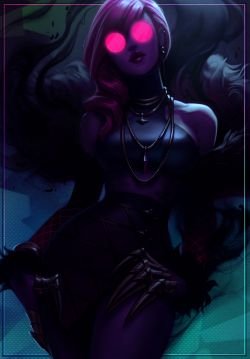 K/DA Evelynn by Jessica Oyhenart HD Wallpaper Background Fan Art Artwork League of Legends lol