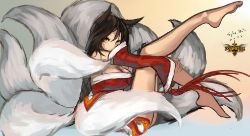 Ahri by 獨言君 League of Legends Artwork HD Wallpaper lol (2)Fan Art Artwork