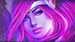 Star Guardian Lux Portrait by MagicnaAnavi HD Wallpaper Background Fan Art Artwork League of Legends lol