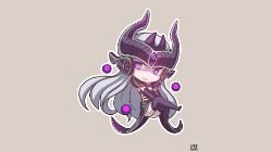 Chibi Syndra by LataeDelan (2) HD Wallpaper Fan Art Artwork League of Legends lol