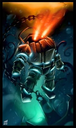 Birth of Nautilus by Amaakir HD Wallpaper Fan Artwork League of Legends lol