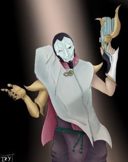 Jhin by iZyEasy7 League of Legends Artwork Wallpaper lol