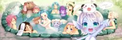 Ahri, Vi, Jinx, Caitlyn, Annie, Riven, Poppy, Sona, Morgana, Lux, Lulu & Poro by YaA League of Legends Artwork Wallpaper lol Fan Art