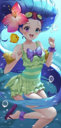 Pool Party Zoe by DDUCK KONG HD Wallpaper Background Fan Art Artwork League of Legends lol