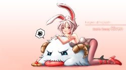 Battle Bunny Riven & Poro by ranken HD Wallpaper Fan Art Artwork League of Legends lol (2)