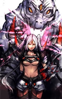 Shyvana by 無口男 HD Wallpaper Fan Art Artwork League of Legends lol