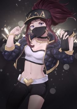 K/DA Akali by RKTSM HD Wallpaper Background Fan Art Artwork League of Legends lol