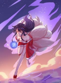 Ahri by 深眸倒影 League of Legends Artwork Wallpaper lol Fan Art