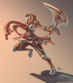 Riven by MaR-93 HD Wallpaper Fan Art Artwork League of Legends lol