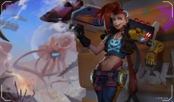 Odyssey Jinx by YANG zhen HD Wallpaper Background Fan Art Artwork League of Legends lol