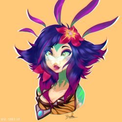 Neeko by Boskc HD Wallpaper Background Fan Art Artwork League of Legends lol