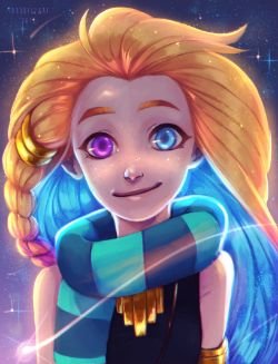 Zoe by souortizart HD Wallpaper Background Fan Art Artwork League of Legends lol
