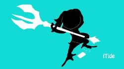 ipod Fizz Minimalistic by Quiet-Lamp HD Wallpaper Fan Art Artwork League of Legends lol