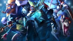 SKT T1 Ryze, Alistar, Renekton, Elise & Kalista Splash Art League of Legends Artwork Wallpaper lol
