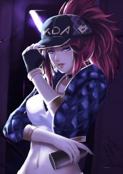 K/DA Akali by saggitary HD Wallpaper Background Fan Art Artwork League of Legends lol