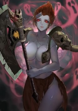 Female Sion by citemer Gender Swap Gend HD Wallpaper Fan Art Artwork League of Legends lol