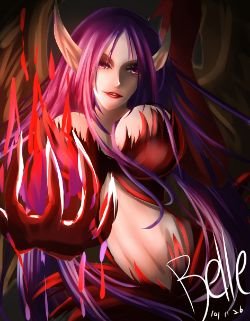 Blackthorn Morgana by Belle@LOL新刊籌備中 HD Wallpaper Fan Art Artwork League of Legends lol