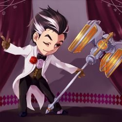 Chibi Debonair Jayce by 柿P HD Wallpaper Fan Art Artwork League of Legends lol