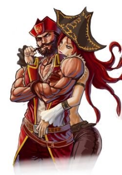 Gangplank & Miss Fortune by 羊 HD Wallpaper Fan Art Artwork League of Legends lol