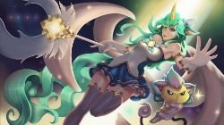 Star Guardian Soraka by Hgeard HD Wallpaper Background Fan Art Artwork League of Legends lol