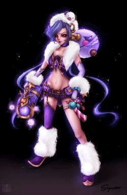 Jinx by Segesta洁Ovo HD Wallpaper Background Fan Art Artwork League of Legends lol