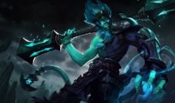 Underworld Wukong Splash Art HD 4k 6k Wallpaper Background Official Art Artwork League of Legends lol
