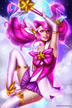 Star Guardian Lux by AyyaSAP HD Wallpaper Background Fan Art Artwork League of Legends lol