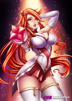 Star Guardian Miss Fortune by Lord-Dominik HD Wallpaper Background Fan Art Artwork League of Legends lol