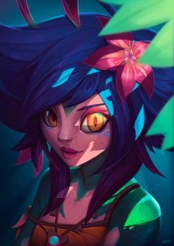 Neeko by Walther Sorg HD Wallpaper Background Fan Art Artwork League of Legends lol