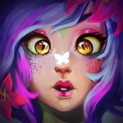 Neeko by WANDAKUN HD 4k Wallpaper Background Fan Art Artwork League of Legends lol