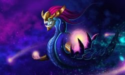 Aurelion Sol by Naheht HD Wallpaper Artwork Fan Art League of Legends lol