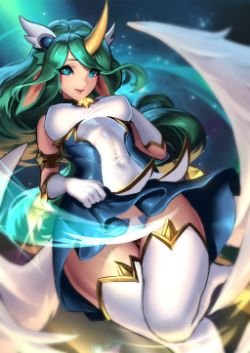 Star Guardian Soraka by cian yo HD Wallpaper Background Fan Art Artwork League of Legends lol