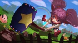 Arcade Poppy (Concept) by bbutterfly HD Wallpaper Background Fan Art Artwork League of Legends lol