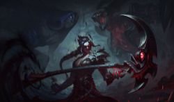 Classic Kayn Splash Art HD 4k Wallpaper Background Official Art Artwork League of Legends lol