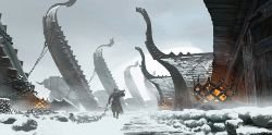 The Ice-locked harbor of Glaserport