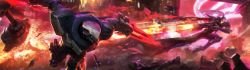 PROJECT Zed & Lucian HD Wallpaper Background Official Art Artwork League of Legends lol