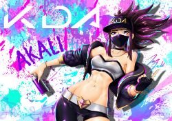 K/DA Akali by jazzjack-KHT HD Wallpaper Background Fan Art Artwork League of Legends lol