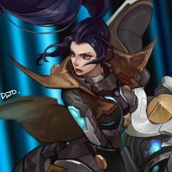 Pulsefire Caitlyn by 듀토 HD Wallpaper Background Fan Art Artwork League of Legends lol