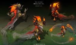 Ashen Lord Aurelion Sol by Yideth League of Legends Artwork Wallpaper lol (2)