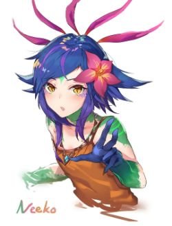 Neeko by dgfshh HD Wallpaper Background Fan Art Artwork League of Legends lol