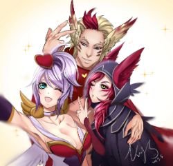 Xayah, Rakan & Heartseeker Quinn by KryS HD Wallpaper Fan Art Artwork League of Legends lol