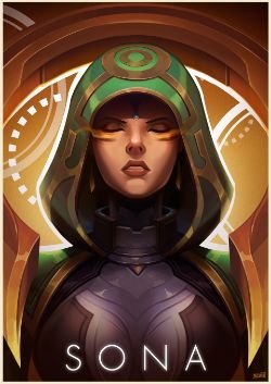 Odyssey Sona by nebura HD Wallpaper Background Fan Art Artwork League of Legends lol