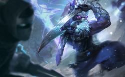 Frozen Shen Splash Art HD 4k 6k Wallpaper Background Official Art Artwork League of Legends lol