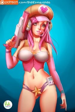 Arcade Miss Fortune by Didi-Esmeralda HD Wallpaper Fan Art Artwork League of Legends lol